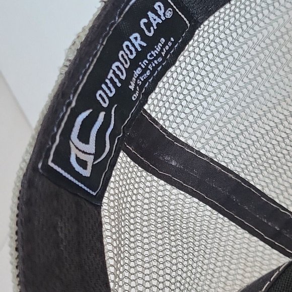 Realtree Fishing 3D Logo Real Tree Navy Neon Yellow Mens Trucker Cap Hat‎ - Picture 6 of 7